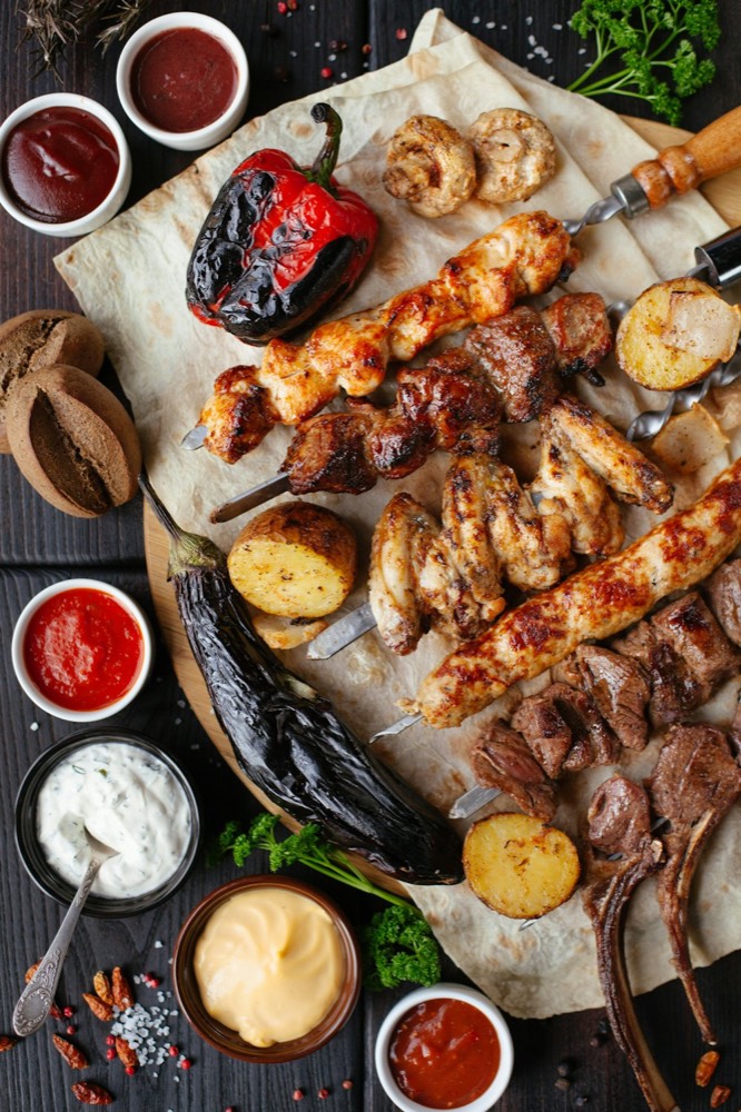Suya skewers